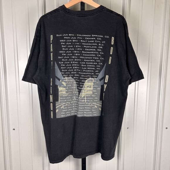 Bob Dylan Paul Simon In Concert 1999 Tour XL Giant Tag Shirt - Picture 4 of 5